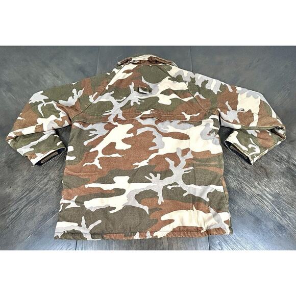 Vtg Cabela’s Gore-Tex Duck Camo Hunting Jacket Coat Parka Men's Size Medium - Picture 15 of 16